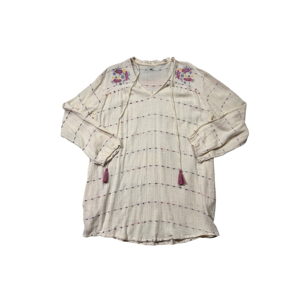Earthbound Embroidered Boho Tunic – XL
